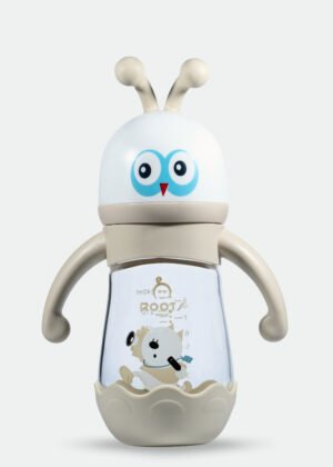 M05-Skin Glass Bottle: 240ML/8 OZ Capacity with Soft Handle and Protective Base - M05 skin alien