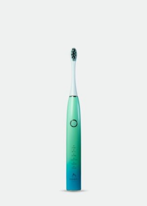 AY006 Rechargeable Electric Toothbrush 4 Head - Green