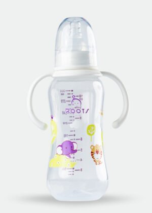 J1006-Purple Handle Baby Bottle Feeder 300ML/10 OZ
