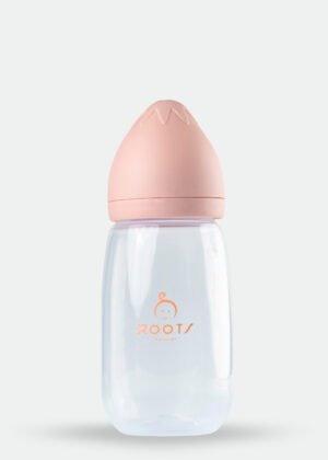 J1013-Pink Wide-Neck Baby Bottle 310ML/10 OZ Large Size Nipple