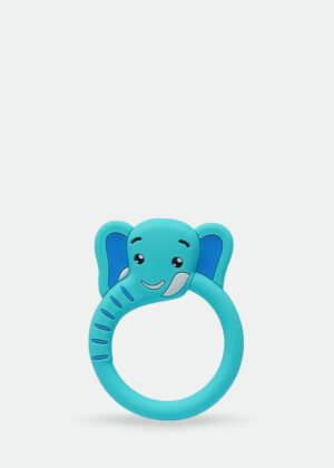 T0005-Elephant Face Silicone Teether